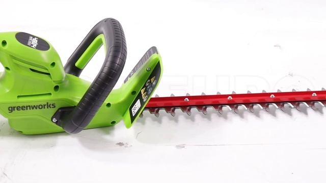 Montagevideo Akku-Heckenschere Greenworks G24HT56 24V - 56 cm Schnittmesser - 4Ah 24V Akku смотреть онлайн