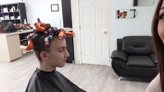 MENS perm (PART 1): short haircuts with a perm смотреть онлайн