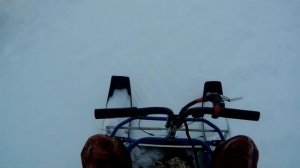 МОТОБУКСИРОВЩИК ХАСКИ. снега все больше.