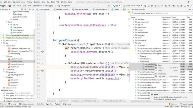 19 - Android - Kotlin - Browsing SQLite Database - شرح смотреть онлайн