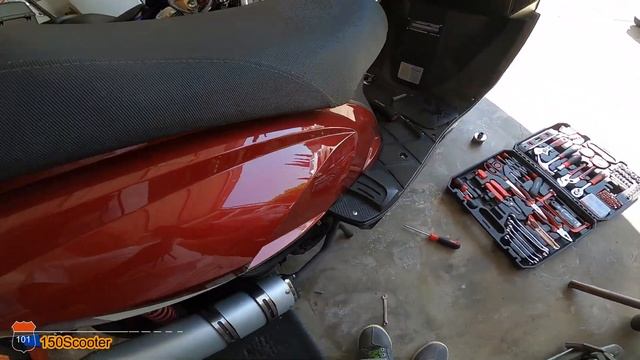 Gy6 Scooter Spark Plug Change Replacement смотреть онлайн