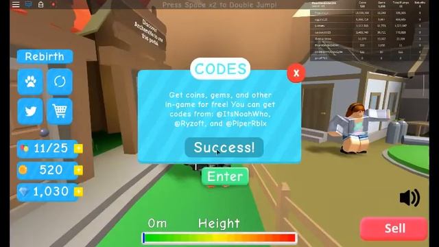 Roblox - pretty much all codes in Balloon Simulator смотреть онлайн