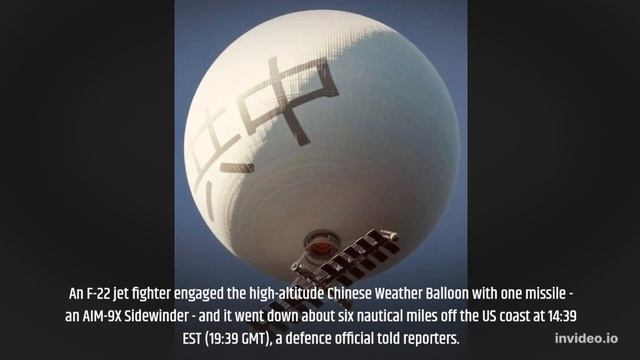 AIM 9X Missile - The Chinese Weather Balloon Killer смотреть онлайн