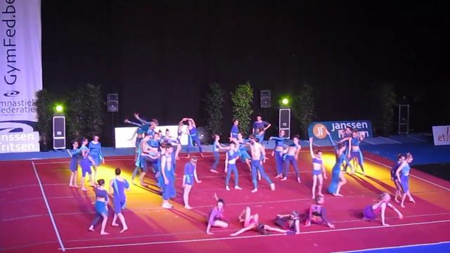 best showteams finale 2014 " Najada " van Sportac Deinze : 3 de plaats ! смотреть онлайн