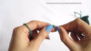 Вязаные цифры. Вяжем объемную цифру «1».  Вязание крючком.