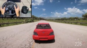 Forza Horizon 5 Baby Driver Subaru Impreza WRX STI (Steering Wheel + Shifter) Gameplay