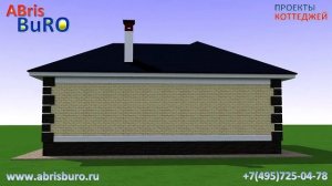 Проект кирпичной бани с парилкой и комнатой отдыха