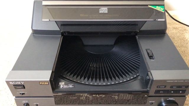 Sony CDP-CX100S 100 Compact Disc CD Player Changer смотреть онлайн