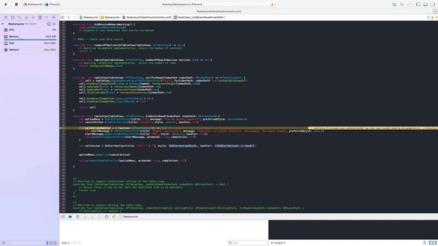 Swift 2 iOS 9 SDK - Урок 6 - Нажатие на ячейку + AlertView и ActionSheet //Xcode 7 | iOS 9 смотреть онлайн