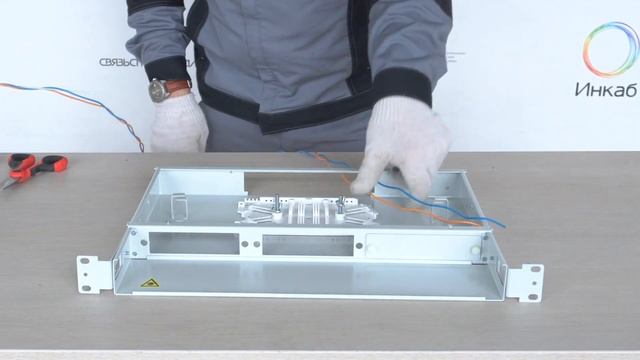 Монтаж оптического стоечного кросса ШКОС-С смотреть онлайн