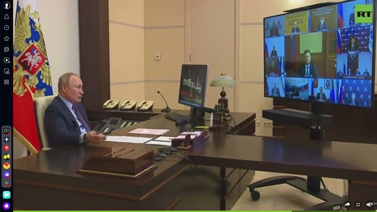 Путин поддержал идею увеличить предложение газа на рынке через биржу в Санкт-Петербурге смотреть онлайн
