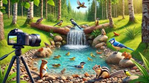 Звуки природы, пение птиц  #птичий пляж #Россия #релакс