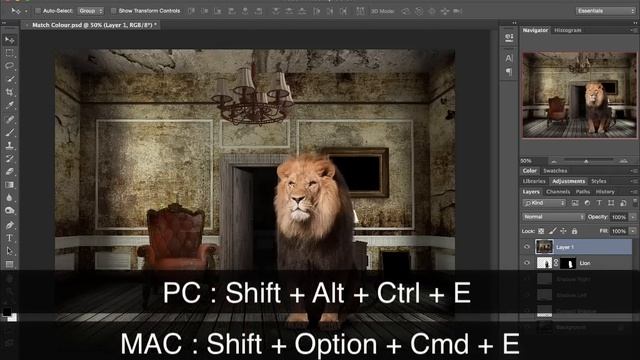 30 Second Photoshop - Colour Match Layers смотреть онлайн
