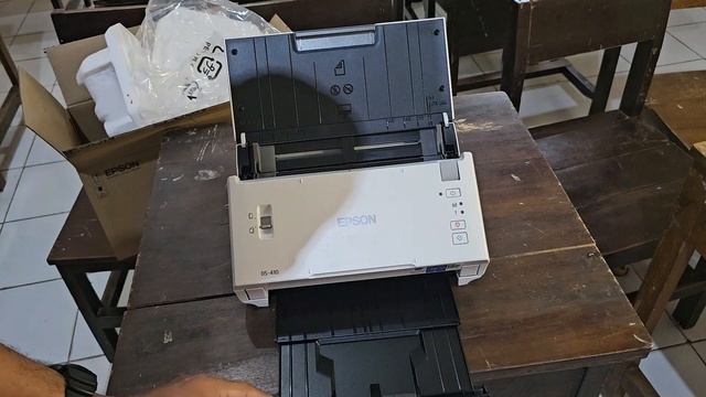 UNBOXING EPSON WF DS 410 смотреть онлайн