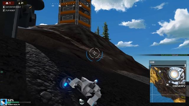 Robocraft Royale - 100 Man Mech Battle Royale Action! (Robocraft Battle Royale Gameplay) смотреть онлайн