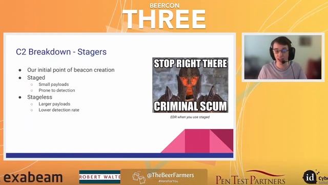 BeerCon3 - Day 2 - Sam Ferguson: C2 4U - An Introduction To The Command And Control Server смотреть онлайн