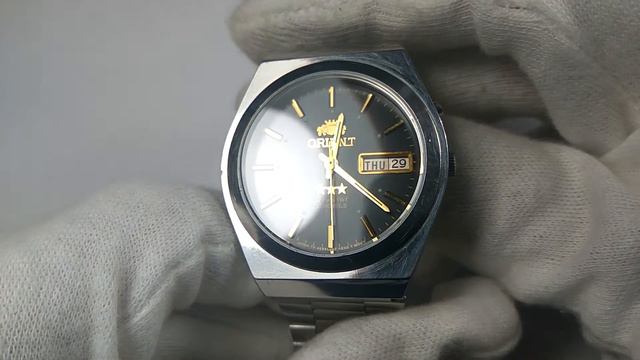 ORIENT 3 STARS Cristal Automatic 21 jewels Japan Men Wrist Watch Rare Vintage смотреть онлайн