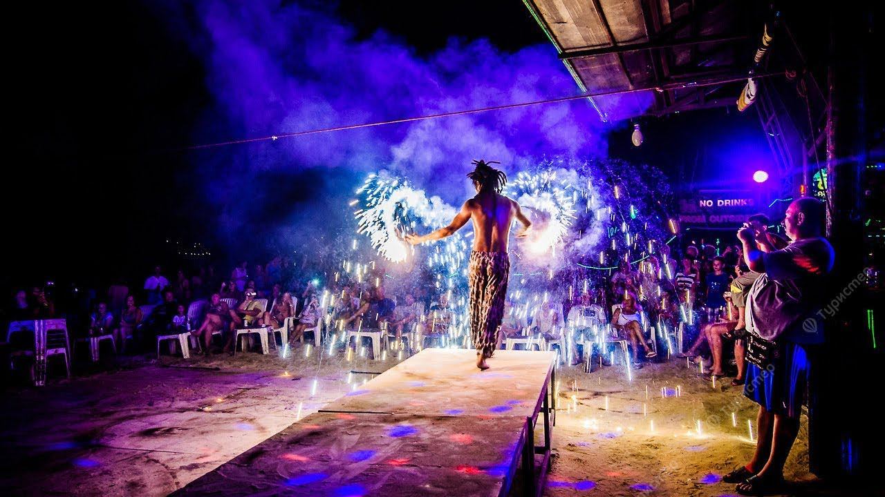 Phi Phi DON Party (Вечеринка на острове Пхи Пхи Дон, Таиланд) 4k 60fps смотреть онлайн