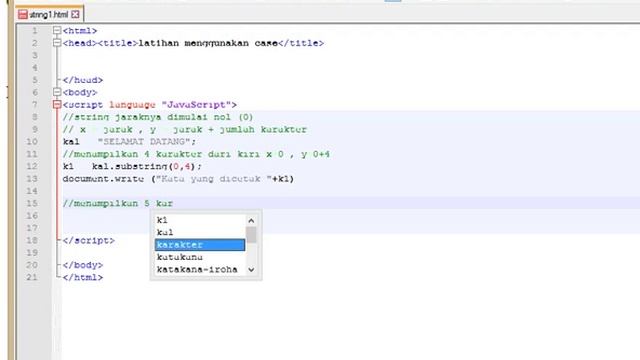 Tutorial web programming javascript with substring смотреть онлайн