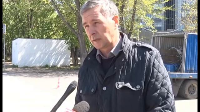 На дороги Ульяновска наносят дорожную разметку смотреть онлайн