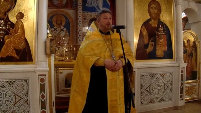 Проповедь отца настоятеля в неделю святых праотец (23.12.17) смотреть онлайн