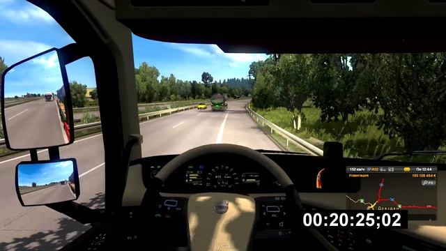 1300 КМ за 30 МИНУТ! ПОПЫТКА №2! ЧЕЛЛЕНДЖ от ALEXFRESH! - Euro Truck Simulator 2 + РУЛЬ
