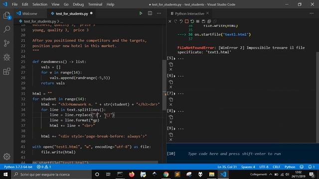 Python: create random exercises for students (part II) смотреть онлайн