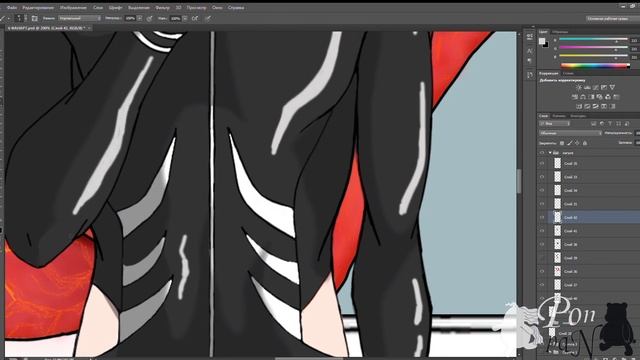 Speedpaint - Рисую Канеки Кена в Photoshop смотреть онлайн