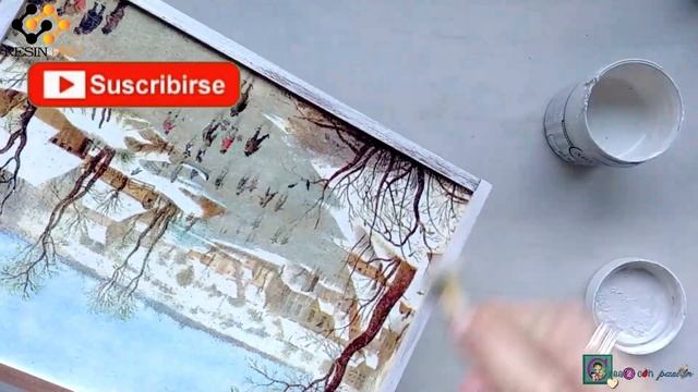 Cómo crear un CUADRO VENTANA con DECOUPAGE Y RESINA desde cero. смотреть онлайн
