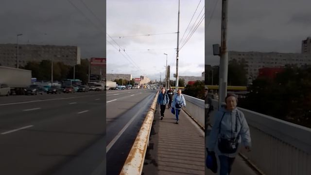 #Коллапс на дороге вечером 2.10. из-за ремонта дорожного покрытия перед и после Володарского моста смотреть онлайн