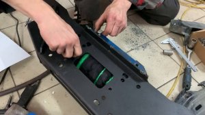 Как установить лебедку в штатный бампер Suzuki jimny