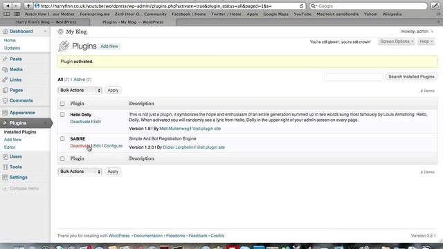 Wordpress Tutorial #3 - Plugins смотреть онлайн