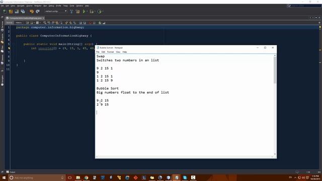 Java Programming Tutorial 36: Bubble Sort and Swapping смотреть онлайн