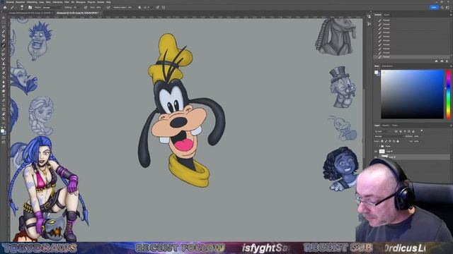 Hi Hello ! :) Chilling Drawing Disney sketches смотреть онлайн