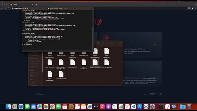 How to Configure Virtual Hosts in XAMPP on a Mac смотреть онлайн