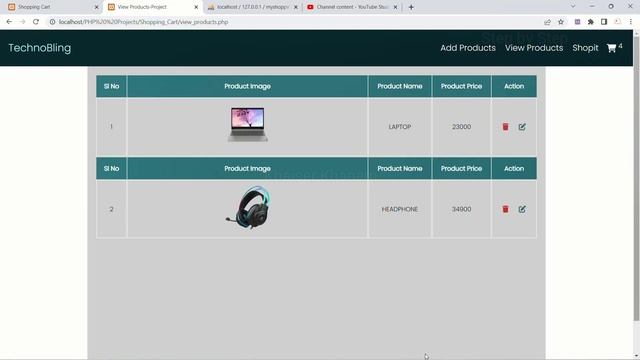 Build an Unstoppable Shopping Cart with PHP and MySQL- Fixing Table Header #19 смотреть онлайн