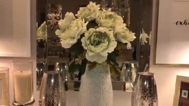 How I Decorated 1.99 Faux Green Peonies Flowers For Fall 🍃🍃🍃 смотреть онлайн