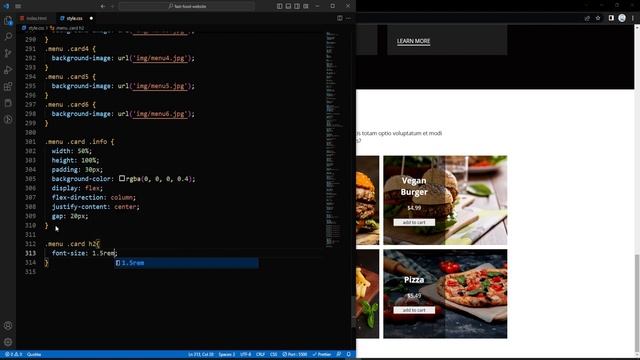 Responsive Fast Food Web Design Using HTML and CSS | A Step-by-Step Tutorial смотреть онлайн