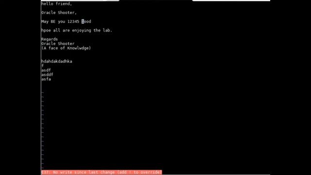 how to use vi command in linux | Oracle Shooter смотреть онлайн
