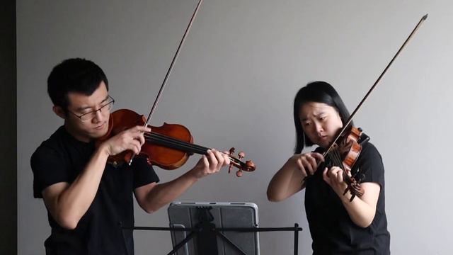 Mazas Violin Duo op.38 no.1 mvt.2 Andante. смотреть онлайн