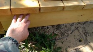 Песочница с крышкой и скамейка своими руками