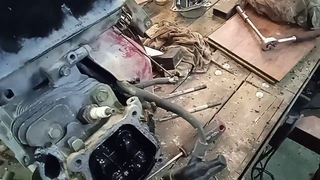 Дефектовка, осмотр внутренностей двигателя Хонда GX 160H. Эпопея со следующим агрегатом. смотреть онлайн