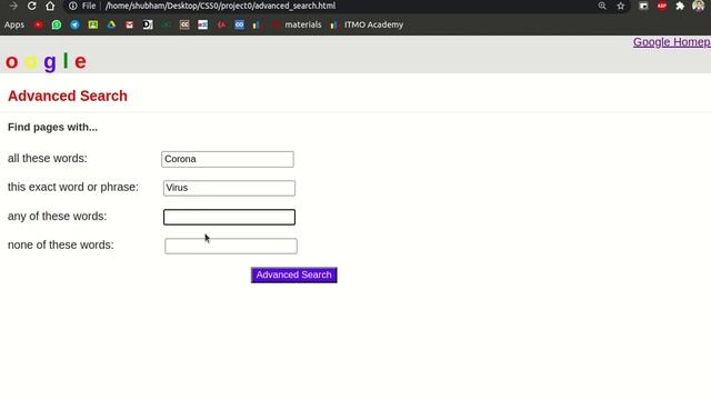 CS50's Web Programming with Python & JavaScript || Project 0 смотреть онлайн