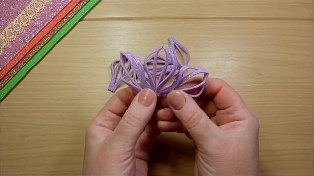 Лёгкий способ как сделать ажурные цветы из фоамирана ? diy EVA foam flowers смотреть онлайн