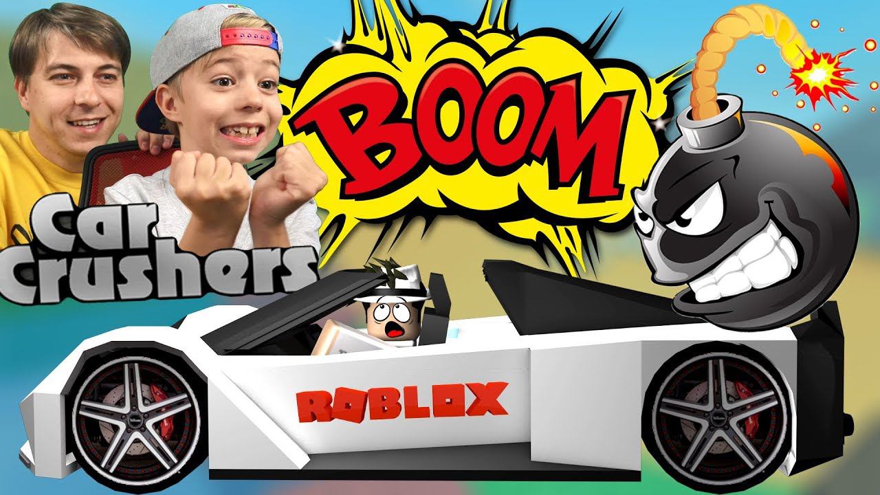 БОМБА В МАШИНЕ!!! Bomb TAG в Car Crushers 2 ROBLOX! смотреть онлайн
