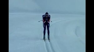 Преодоление спусков на беговых лыжах различными способами