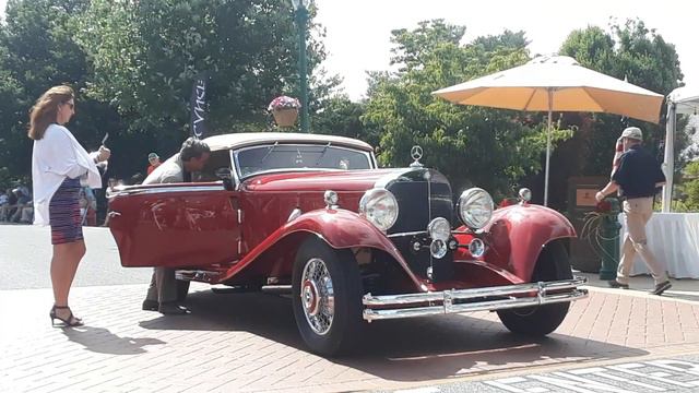 1934 Mercedes Benz 500K Undelfigen Cabriolet A Honored At The 2019 Elegance At Hershey