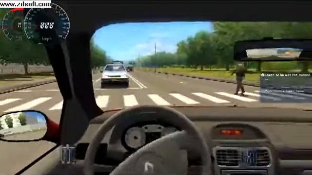 city car driving, driving Renault смотреть онлайн