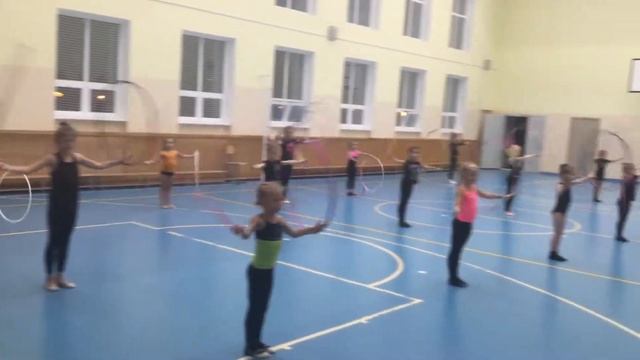 Предметная подготовка в художественной гимнастике, Троицк, Академия Развития Бамбино смотреть онлайн