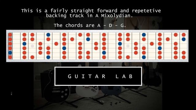 Guitar Backing Track in A Mixolydian смотреть онлайн